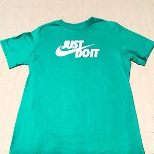 Nike Kids Teal Just Do It Tee